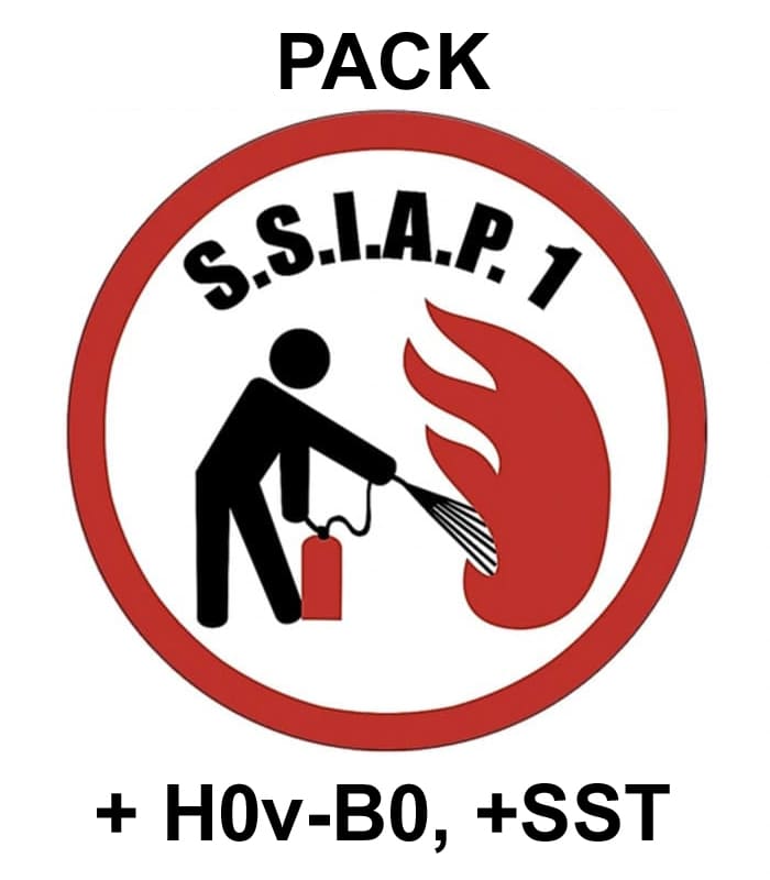 Formation sécurité incendie gc competences ssiap 2 Pack + HOv SST Cayenne en Guyane